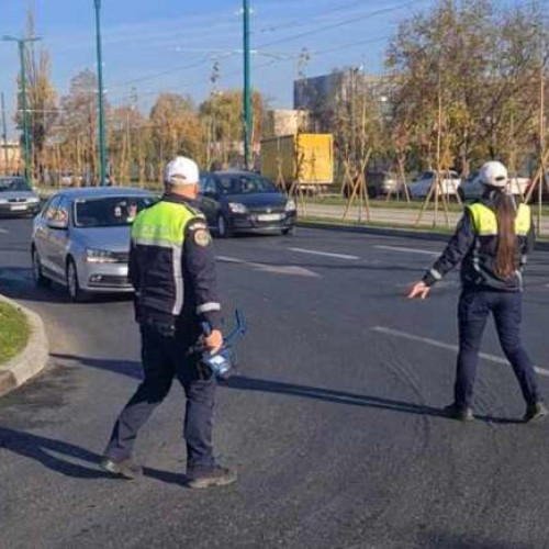 Razie a poliției pe Calea Stan Vidrighin din Timișoara