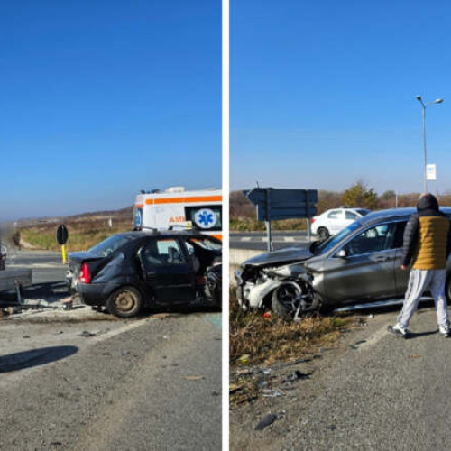 Accident rutier la intersecția centurii Lugoj