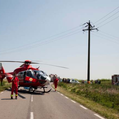 Accident rutier pe DN 68A, lângă comuna Traian Vuia