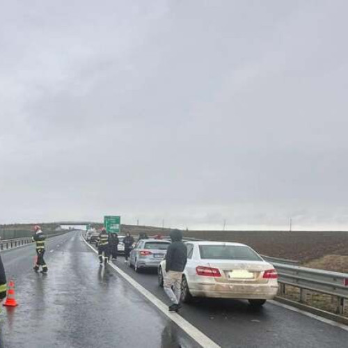 Accident în lanț pe Autostrada A1, fără victime