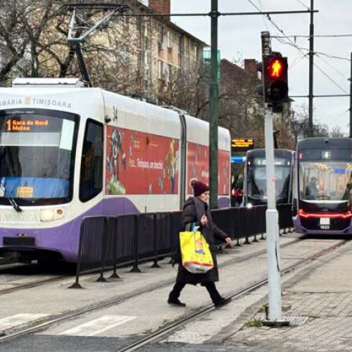 Tramvai defect în Timișoara, circulația afectată temporar