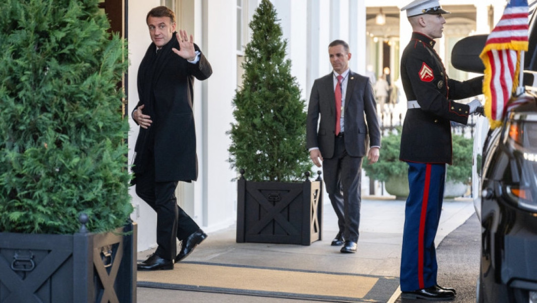 Macron discută cu Trump despre Ucraina la Casa Albă