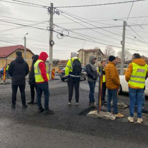 Rezolvarea problemelor de pe DJ691 în Dumbrăvița de către constructor