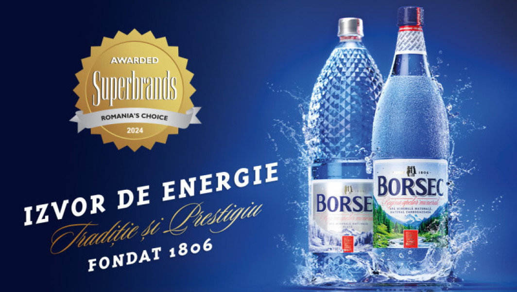 Borsec, desemnat Superbrand în România pentru a opta oară