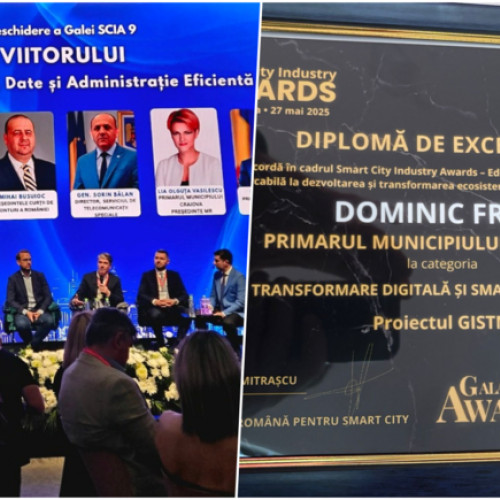 Primarul Dominic Fritz primește premiul pentru Transformare Digitală și Smart Governance