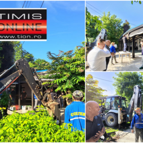 Pizzerie demolată ilegal în oraș