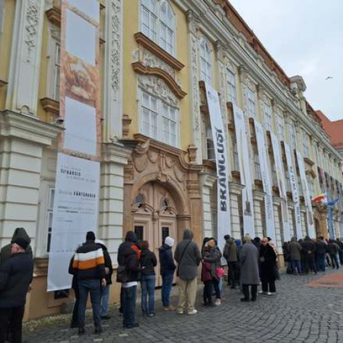 Final de coadă la expoziția Brâncuși în Timișoara