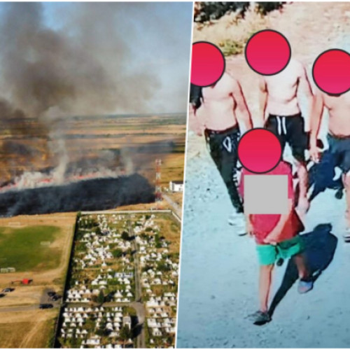 Incendiul de vegetație din Moșnița Veche, provocat de adolescenți. Părinții lor sunt buni de plată