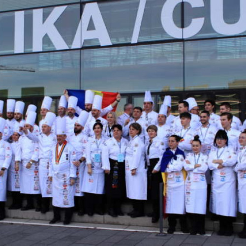 Echipa de tineri bucătari din Timișoara a câștigat mențiune la concursul culinar de la Stuttgart!