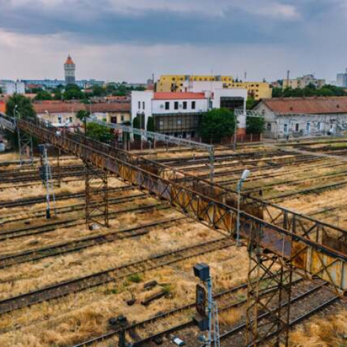 Se demolează pasarela de la Gara de Nord. Accesul, interzis de săptămâna viitoare