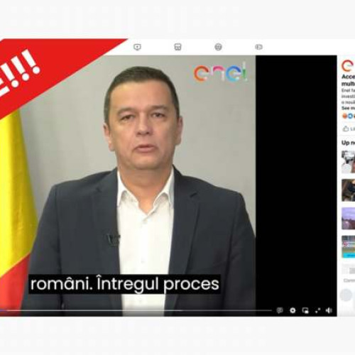 Ministrul Sorin Grindeanu: Atenționare privind înșelăciune online cu imaginea sa