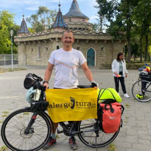 Nelu Slusarciuc pornește într-o expediție biciclistică de circa 3.500 km