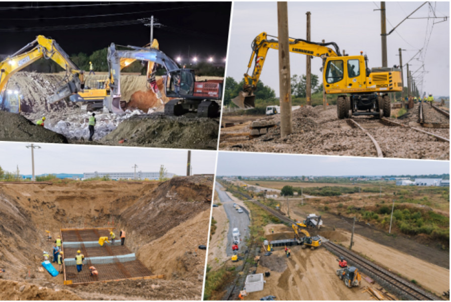 Lucrări la calea ferată Remetea Mare afectează circulația în septembrie