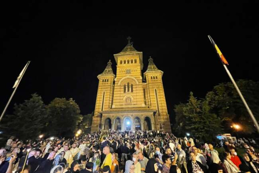 PROGRAM. Slujbe şi procesiuni religioase la Hramul Catedralei Mitropolitane din Timișoara