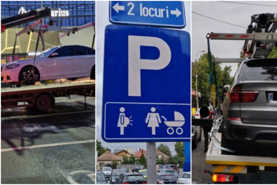 Poliția locală Timișoara a dat aproape 400 de amenzi pentru parcare neregulamentară