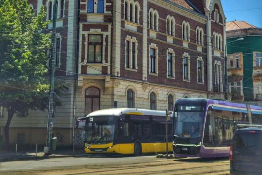 Timișoara cumpără tramvaie și autobuze electrice pentru modernizarea transportului