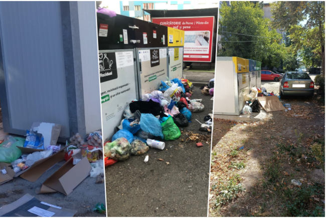 Probleme cu insulele ecologice din Timișoara raportate de cetățeni