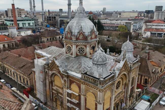 Sinagoga din Timișoara va fi transformată în centru comunitar de educație și co-learning