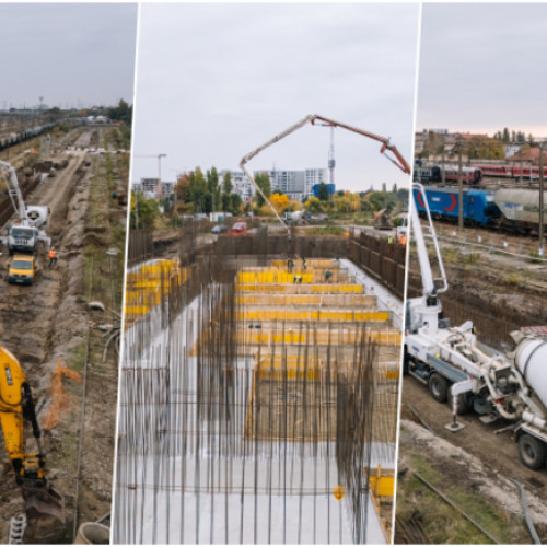 Lucrările de modernizare a căii ferate Caransebeș-Timișoara-Arad continuă pe lotul 3