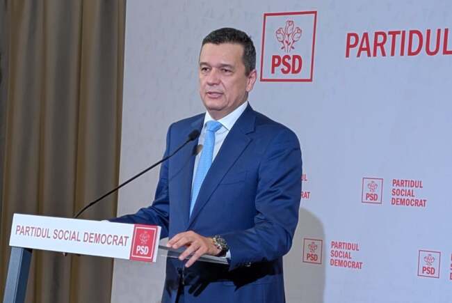 Sorin Grindeanu, singurul candidat la șefia PSD la congresul din 7 noiembrie