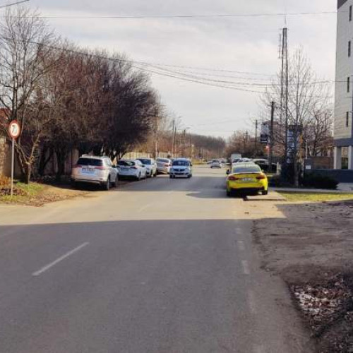 Semnaturi pentru lucrări de urgență pe o stradă din Timișoara - Foto Răzvan Ionele Potrivit reprezentanților grupului civic, a avut loc deja întâlnirea cu primarul Dumbrăviței, Horia Bugarin