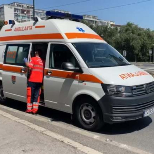 Barbat lovit de un autoturism in Timisoara, in starea de spitalizare.