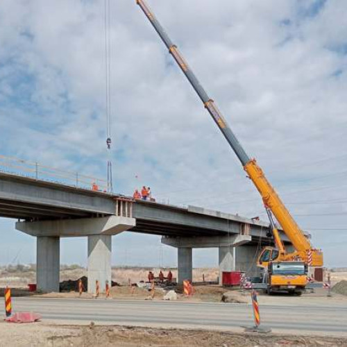 Avertisment de trafic pentru centura Timișoara Sud. Lucrările de legare a centurii cu DJ 591 vor aglomera miercuri intersecția spre Sânmihaiu Român