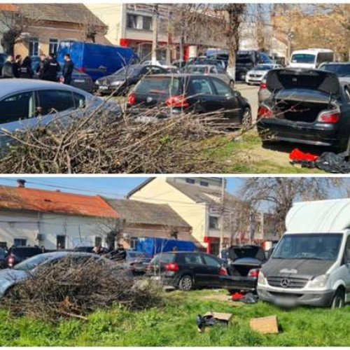 Perchezitii la contrabandistii de tigari din Timisoara: Mai multe locatii perchezitionate de jandarmi. Masinile sparte pentru a dezvalui ilegalitatile.